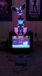  9:16 android antelope anthro blender_(software) bovid console controller diorama female game_controller gazelle glitch_(phlegraofmystery) hi_res inside machine mammal model modelling phlegraofmystery retro robot television video_games 