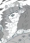  2020 anthro belly biped hi_res humanoid_hands kemono kimun_kamui_(tas) male mammal mikanyeye overweight overweight_male solo tokyo_afterschool_summoners ursid video_games 