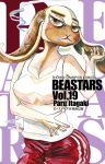  2020 anthro beastars bottomwear breasts cigarette cleavage clothed clothing cover cover_page english_text female half-closed_eyes hi_res humanoid_hands itagaki_paru kyuu_(beastars) lagomorph leporid looking_at_viewer mammal narrowed_eyes official_art pants portrait rabbit red_bottomwear red_clothing red_pants smoking solo text three-quarter_portrait topwear vest white_clothing white_topwear 