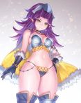  anbe_yoshirou angela_(seiken_densetsu_3) armor bikini_armor seiken_densetsu seiken_densetsu_3 thighhighs 