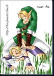  legend_of_zelda link nintendo ocarina_of_time princess_zelda sheik 