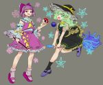  chamaruku cosplay hakurei_reimu hakurei_reimu_(cosplay) japanese_clothes kirisame_marisa kirisame_marisa_(cosplay) komeiji_koishi komeiji_satori miko pink_clothes touhou witch 