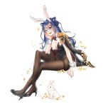  animal_ears bunny_ears bunny_girl cleavage heels pantyhose puckjjick_(belbesi19) tagme 