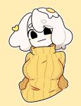  clothing egg_(lemyawn) elusiveboi female hi_res humanoid shirt topwear yellow_clothing yellow_heart yellow_shirt yellow_topwear 