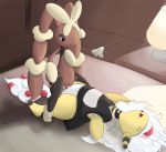 absurd_res ampharos bodily_fluids clothed clothed/nude clothed_male_nude_female clothing cowgirl_position crossdressing cum cum_in_pussy cum_inside domination duo eyes_closed feather_duster female female_domination genital_fluids hi_res lamp lopunny maid_uniform male male/female mega_ampharos mega_evolution mega_lopunny nintendo nude on_top open_mouth penetration pok&eacute;mon pok&eacute;mon_(species) sex uniform vaginal vaginal_penetration video_games yumei 