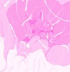  ambiguous_gender blush bodily_fluids cylynix feral hyaenid mammal monochrome oral_vore pink_and_white saliva sketch solo vore 