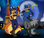  2020 anthro canid canine carmelita_fox duo female fox hi_res male mammal procyonid raccoon sly_cooper sly_cooper_(series) sony_corporation sony_interactive_entertainment sucker_punch_productions verona7881 video_games 