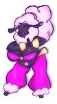  alpha_channel anthro belly belly_dancer big_breasts bovid breasts caprine eyes_closed female hi_res mammal mature_female sheep sheep_mom slightly_chubby smile solo standing sweetdandy wide_hips wool_(disambiguation) 