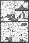  2020 5_fingers anal anal_penetration anthro anthro_on_anthro anthro_penetrated anthro_penetrating anthro_penetrating_anthro balls black_and_white black_nose blush bodily_fluids canid canine canis chest_tuft comic cowgirl_position custom_character_(sonic_forces) dialogue domination ear_tuft english_text erection eyes_closed fangs fingers gadget_the_wolf genital_fluids genitals hand_on_chest hand_on_side handjob hi_res holding_penis humanoid_genitalia humanoid_penis infinite_(sonic) interspecies jackal kneeling krazyelf leg_grab looking_down looking_up lying male male/male male_domination male_penetrated male_penetrating male_penetrating_male mammal monochrome motion_lines multiple_angles nose_horn on_back on_top onomatopoeia open_mouth penetration penile penis precum rough_sex sex sonic_forces sonic_the_hedgehog_(series) sound_effects spanking speech_bubble spread_legs spreading straddling submissive submissive_male text thigh_grab tuft vein veiny_penis wolf wrist_grab 