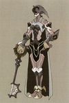  armor brown_background full_body grey_cape hand_on_hip helmet holding keyblade kingdom_hearts kingdom_hearts_birth_by_sleep legs_together official_art simple_background solo standing 