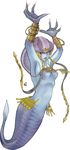  blue_skin breasts fe final_fantasy final_fantasy_xi highres lamia medium_breasts monster_girl red_eyes scales solo 