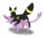  animal_genitalia animal_penis arkoh_umbreon balls canine_penis duo eeveelution espeon feral forehead_gem genitals hi_res iggy_(nagatsun) male male/male male_penetrated male_penetrating male_penetrating_male markings nagatsun nintendo penetration penis pok&eacute;mon pok&eacute;mon_(species) umbreon video_games yellow_markings 