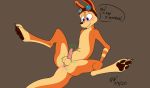  absurd_res anthro anus balls_expansion blush butt daxter growth hi_res jak_and_daxter lying magic male mammal mustelid naughty_dog ottsel paws penis_growth potion solo sony_corporation sony_interactive_entertainment video_games xylerthewolf 