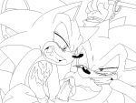 4:3 anal anal_penetration anthro archie_comics bedroom_eyes bodily_fluids crying duo male male/male male_penetrated male_penetrating male_penetrating_male monochrome narrowed_eyes penetration scourge_the_hedgehog seductive smile smirk sonic_the_hedgehog sonic_the_hedgehog_(archie) sonic_the_hedgehog_(comics) sonic_the_hedgehog_(series) tears unknown_artist 