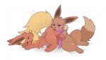  2020 anal animal_genitalia animal_penis anus ass_up backsack balls blush bodily_fluids canine_penis chest_tuft colored cum cum_on_leg duo eevee eeveelution ejaculation erection female feral feral_on_feral flareon genital_fluids genitals handjob knot licking looking_pleasured male male/female nintendo open_mouth oral orange_eyes orgasm_face penile penis pok&eacute;mon pok&eacute;mon_(species) pussy retra rimming rusty_trombone scarf sex shaking sierra_the_eevee simple_background tongue tongue_out toyfluff tuft video_games watermark white_background 