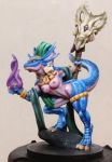 anthro artisan female guild hammer lizard low_res magic nude reptile scalie solo tools warhammer 