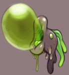  bubble feral fish green_tongue lips marine open_mouth simple_background slime solo terraria thick_lips tongue yowesephth 