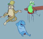 12_oz._mouse adult_swim anthro cartoon_network cetacean dildo drinky_crow erection flaccid genitals group haplorhine hellfurred male mammal marine monkey mouse murid murine penis primate pussy rodent sex_toy small_penis uncle_gabby 