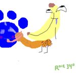  banana blues_clues food inanimate paw_print rule34d 