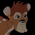  bambi bambi_(film) brown_body brown_eyes brown_fur brown_hair cervid cleft_chin dewlap_(anatomy) disney double_chin fur hair handsome_squidward male mammal meme pixar sam_is_gay simple_background solo 