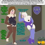  1:1 aged_up animal_humanoid anthro asriel_dreemurr_(god_form) background_signs background_text bathroom bladder_bulge bladder_gauge blush bodily_fluids border bovid bovid_humanoid breasts caprine caprine_humanoid chara_(undertale) clothing crossgender desperation duo english_text eye_contact female female/female footwear genital_fluids hi_res human humanoid hyper_urine legwear leotard looking_at_another mammal mammal_humanoid markings narration npmutvflb omorashi onomatopoeia raised_tail royalty sound_effects teasing text thigh_highs undertale urine video_games watersports wetting white_border 