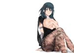  breast_grab breasts byleth_(female) fire_emblem green_hair j@ck nopan third-party_edit white 