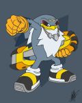  2014 4:5 anthro avian beak clothing extreme_gear eyewear footwear gloves goggles goggles_on_head handwear jewelry male necklace shockrabbit simple_background solo sonic_riders sonic_the_hedgehog_(series) storm_the_albatross surfboard vehicle video_games watercraft 