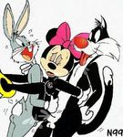  bugs_bunny disney minnie_mouse sylvester warner_brothers 