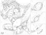  5-d anal anal_beads anal_vore anthro aurelion_sol_(lol) big_penis dragon earth genitals huge_penis hyper hyper_genitalia hyper_penis league_of_legends macro male male_pred monochrome penis planet riot_games scalie sex_toy solo solo_focus sound_effects video_games vore 