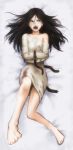  1girl alice:_madness_returns alice_(wonderland) alice_in_wonderland american_mcgee&#039;s_alice black_hair breasts ceramic_man commentary_request green_eyes highres long_hair looking_at_viewer open_mouth solo straitjacket 