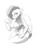  anthro blush bodily_fluids breasts cum cum_in_mouth cum_inside cum_on_hand cum_string equid equine feathered_wings feathers female fluttershy_(mlp) friendship_is_magic genital_fluids genitals hasbro hi_res looking_at_viewer mammal monochrome my_little_pony nipples nude open_mouth oral pegasus pussy simple_background sketch solo traditional_media_(artwork) vistamage white_background wings 