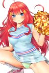  5-toubun_no_hanayome cameltoe cheerleader nakano_itsuki pantsu skirt_lift solo07450075 