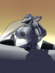  3:4 aircraft anthro big_breasts breasts female hi_res huge_breasts living_aircraft living_machine living_vehicle machine muscular muscular_anthro muscular_female nolollygagging non-mammal_breasts solo vehicle 