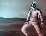  anthro clothing costume equid equine future horse landscape male mammal mars patreon_reward solo space spacesuit spacex sun sunny_way sunset 