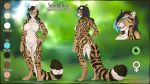  16:9 2020 4_toes 5_fingers anthro black_hair black_lips black_pawpads blue_hair blue_highlights breasts brown_body brown_fur clouded_leopard countershade_arms countershade_face countershade_legs countershade_tail countershade_torso countershading digital_media_(artwork) digitigrade english_text featureless_breasts featureless_crotch felid female fingers fur gender_symbol green_eyes hair highlights_(coloring) inner_ear_fluff leopard_spots lips lycangel mammal model_sheet open_mouth pantherine pawpads pink_nose pink_tongue rosettes smile solo spots spotted_body spotted_fur spotted_tail striped_body striped_fur striped_tail stripes symbol teeth text toes tongue tuft white_body white_countershading white_fur widescreen ♀ 