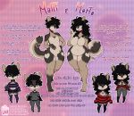  &lt;3 &lt;3_marking 2019 4_toes 5_fingers anthro belly big_breasts black_choker black_claws black_collar black_hair blep boots bottomwear breasts brother brother_and_sister brown_body brown_fur button_(fastener) canid canine canis character_name claws clothing collar curled_tail domestic_cat domestic_dog duo english_text featureless_breasts featureless_crotch felid feline felis female fingers footwear fur grey_body grey_fur hair half-closed_eyes hand_on_hip hotpants hybrid jeans legwear long_hair long_sleeves male mammal marta_dogcat matti_dogcat model_sheet moucchiato multicolored_body multicolored_fur narrowed_eyes navel one_eye_obstructed open_mouth pants pattern_background pink_background pink_bra pink_tongue raised_arm short_hair shorts sibling simple_background sister slightly_chubby striped_shirt striped_sweater tan_body tan_fur text thick_thighs thigh_highs toes tongue tongue_out url watermark white_outline 