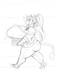  anthro big_breasts big_butt blush bodily_fluids book bovid bovine breast_rest breast_squish breasts butt carrying carrying_object cattle female hi_res huge_breasts jwinkz mammal short_stack solo squish sweat thick_thighs violet_(jwinkz) walking working 