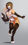  anthro clothed clothing crossdressing femboy_hooters girly hi_res lagomorph legwear leporid looking_at_viewer male male/male mammal otterbits panties rabbit rubber solo solo_focus sorayasha stockings underwear 