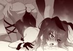  1boy 1girl animal_ears ass_grab black_rock_shooter black_rock_shooter_(character) blush bright_pupils bunny_ears bunny_tail crying crying_with_eyes_open doggystyle drooling eyebrows_visible_through_hair gloves greyscale hair_between_eyes half_gloves hetero leotard long_hair m-da_s-tarou monochrome pantyhose sex sidelocks sketch tail tears tongue tongue_out top-down_bottom-up torn_clothes torn_legwear twintails wrist_cuffs 