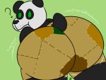  4:3 anthro ass_up butt clothing confusion dreamworks giant_panda kung_fu_panda male male/male mammal master_po_ping pawsbrush_(artist) showing_butt solo thick_thighs ursid 