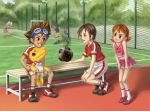  agumon ball bottomwear child clothing digimon digimon_(species) female football_(disambiguation) group hi_res human izzy_izumi male mammal mimi_tachikawa mother parent shorts soccer son sora_takenouchi sorrel_(artist) sport sportswear taichi_kamiya young yuuko_kamiya 