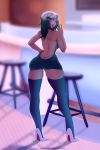 breasts clothing curvaceous curvy_figure female flirting footwear hi_res high_heels lips lipstick makeup moxaji not_furry shoes voluptuous 
