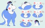  &lt;3 ? abdominal_bulge after_vore ambiguous_gender ambiguous_prey anthro anthro_pred areola belly belly_rub big_breasts biped black_hair blue_body blue_skin bodily_fluids breasts cetacean curvy_figure death delphinoid digestion digital_media_(artwork) dolphysoul duo female female_pred front_view genital_fluids genitals gradient_hair grey_background hair hand_on_stomach hi_res huge_breasts larger_anthro larger_female larger_pred long_hair mammal marine multicolored_body multicolored_skin natsumi_(dolphysoul) navel nipples nude open_mouth orgasm overweight overweight_anthro overweight_female pictographics pink_nipples purple_hair pussy pussy_juice sequence shocked simple_background size_difference smaller_ambiguous smaller_prey soft_vore solo_focus speech_bubble standing struggling thick_tail thick_thighs toothed_whale two_tone_body two_tone_skin voluptuous vore white_body white_skin wide_hips 