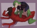  2019 anthro anthro_on_anthro anthro_penetrated anthro_penetrating anthro_penetrating_anthro cowgirl_position dragon duo eyes_closed female female_on_top female_penetrated genitals green_body hi_res horn humanoid_hands kissing leg_grab lizard male male/female male_on_bottom male_penetrating male_penetrating_female maxmushroom narokh nude on_bottom on_top penetration penile penile_penetration pussy red_body reptile scalie sex thigh_grab vaginal vaginal_penetration 