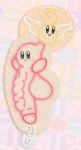  ambiguous_gender angie_(kirby) balls big_balls big_penis bodily_fluids cum cum_drip cyanu dripping duo flying foreskin genital_fluids genitals hi_res huge_penis hyper hyper_genitalia hyper_penis kirby kirby&#039;s_epic_yarn kirby_(series) male nintendo penis simple_background vein veiny_penis video_games waddling_head yarn 