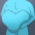  1:1 animated anthro belly deanwolfwood digital_media_(artwork) fatfur jiggle male overweight overweight_anthro overweight_male short_playtime solo stomach ych_(character) 