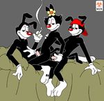  animaniacs biohazard dot_warner wakko_warner yakko_warner 