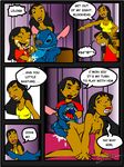  comic disney escoria lilo lilo_and_stitch nani stitch 