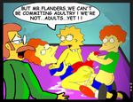  lisa_simpson ned_flanders rod_flanders the_simpsons todd_flanders 