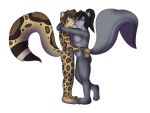  4:3 anthro breasts cheetah duo felid feline female hug kanrod_stavoyan male male/female mammal pregnant rodent sciurid 